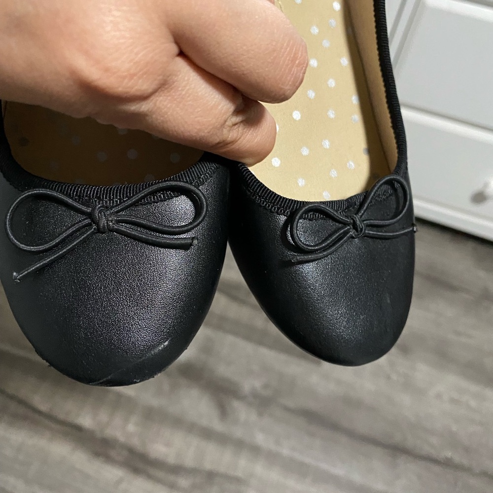 Cat and Jack Black Ballet Flats size 2 - Picture 6 of 7